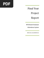 RFID Based Employee Attendance System Complete Report