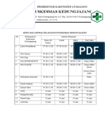 Waktu Layanan PKM MNT Ani Tri