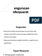 Pengurusan Mesyuarat