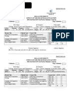 Course Offering For Regular 2010