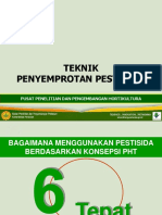 Teknik Penyemprotan Pestisida