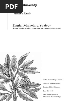 Digital Marketing Strategy