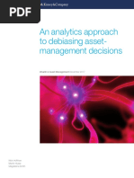 An Analytics Approach to Debiasing Asset Management Decisions