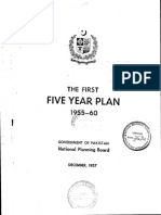 1st Five Year Plan 1955-60  - PAKISTAN