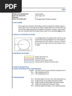 Centrifugal Pump Rating Calculation