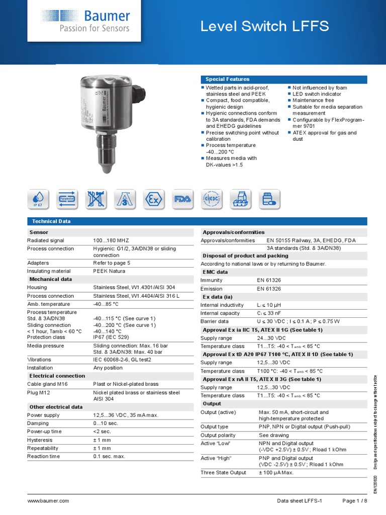Level Switch LFFS: Special Features | PDF | Bipolar Junction Transistor ...