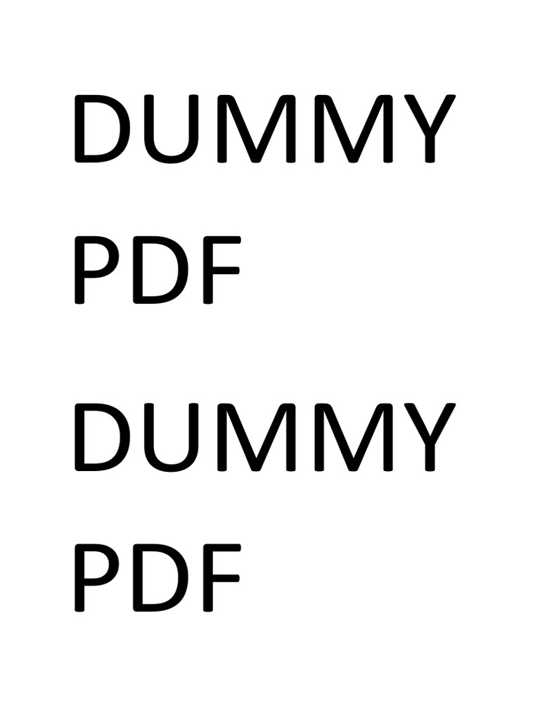Dummy PDF Dummy PDF PDF