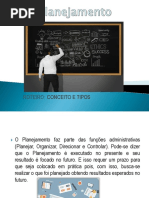 Planejamento Conceitos e Tipos
