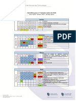 Calendário para o Primeiro Semestre 2018 Atualizado