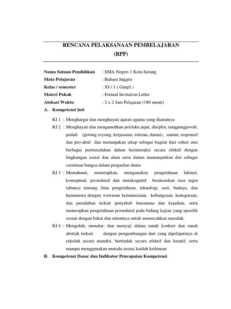 RPP m1 - Formal Invitation Letter