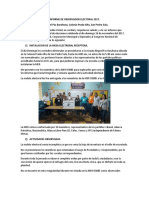 Informe de Observador Electoral 2017