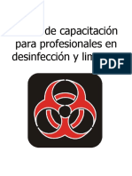 Curso de Capacitacion para Profesionales en Desinfeccion y Limpieza