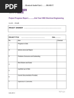 Project Progress Report ..2nd Year HND Electrical Engineering