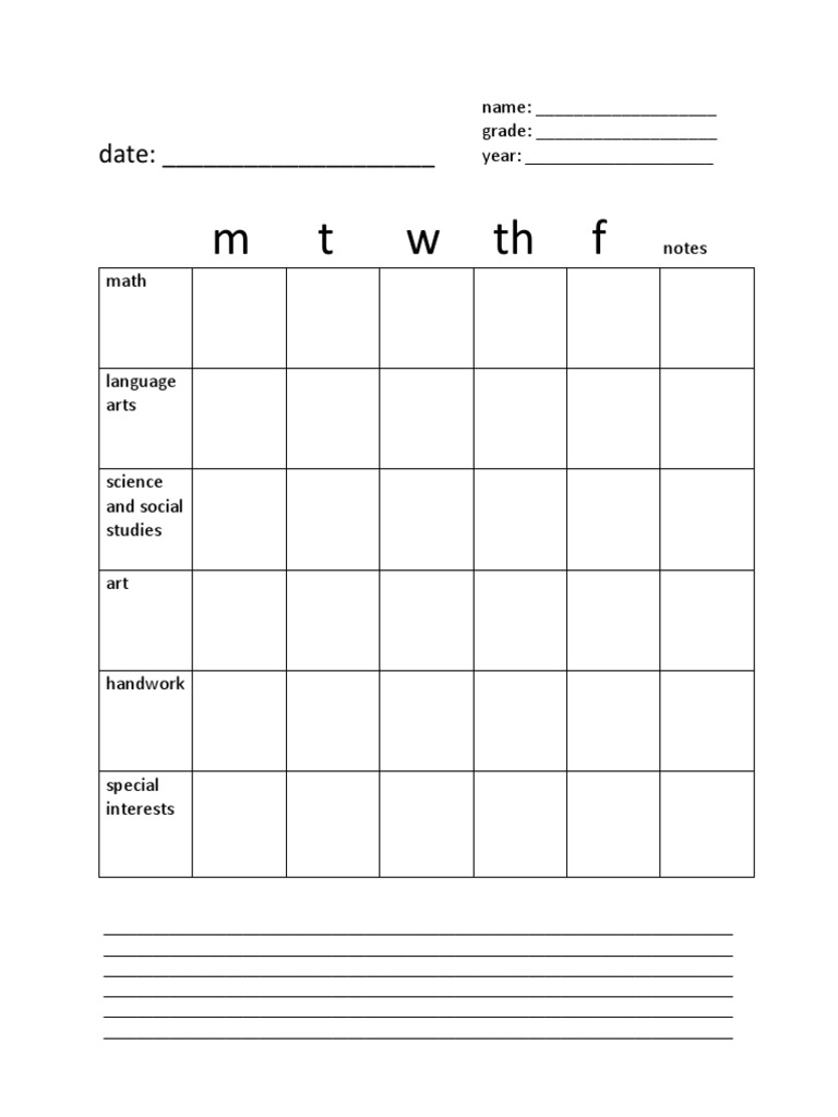 Student Weekly Progress Tracker | PDF | Social Science | History