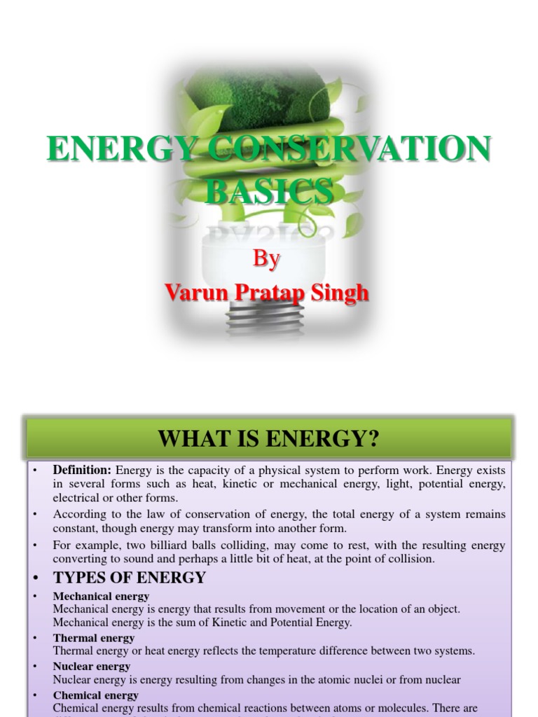 Energy Audit and Conservation Overview | PDF | Energy Conservation | Audit