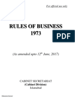 Rules of Business 1973