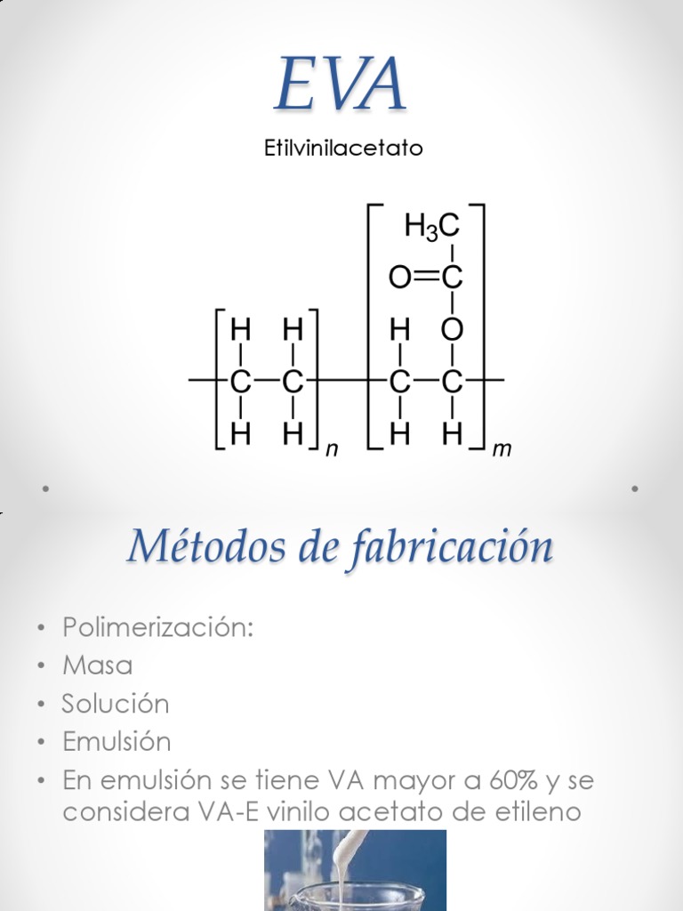 Etilvinilacetato PDF Polímeros Catálisis