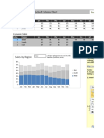 Dynamic Baseline Stacked Column Chart