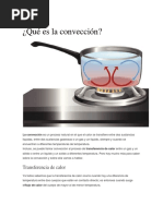 Qué Es La Convección
