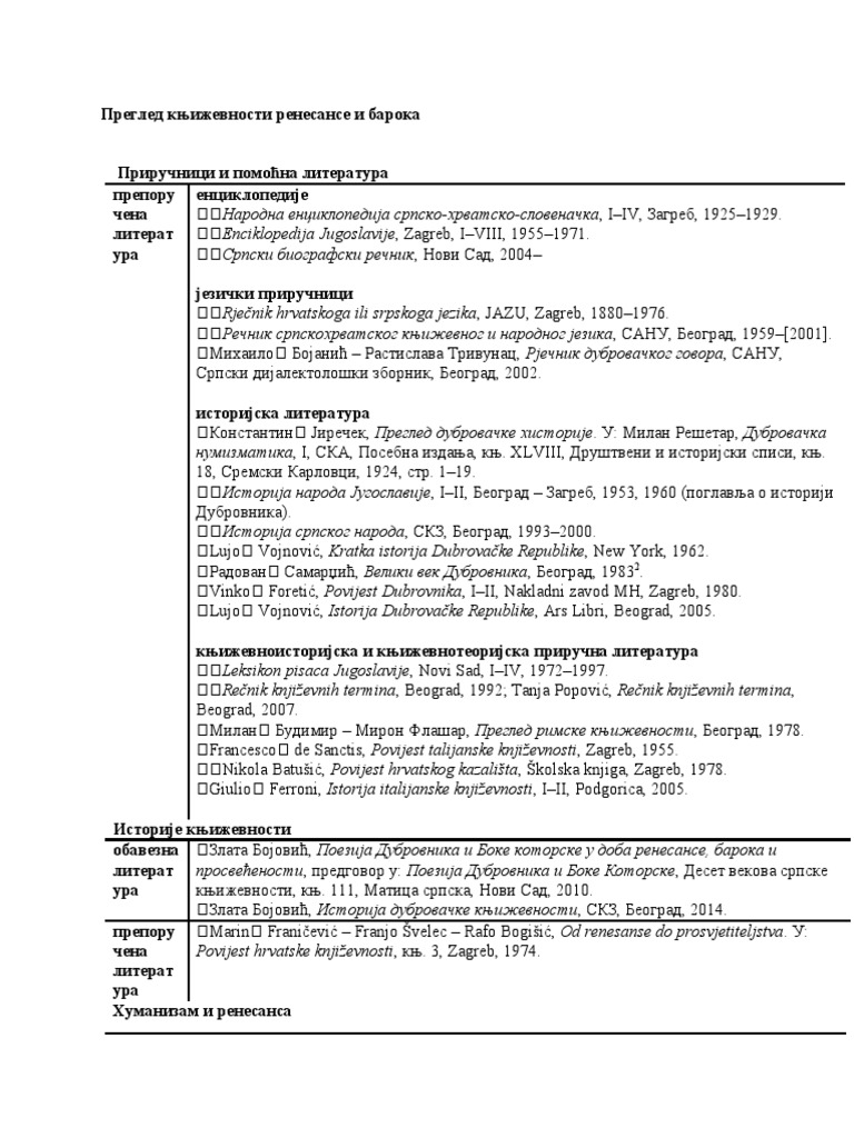 PREGLED KNJIZEVNOSTI RENESANSE I BAROKA.pdf