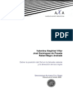 Sobre La Posicion Del Sol en La Boveda Celeste y La Direccion de Sus Rayos PDF