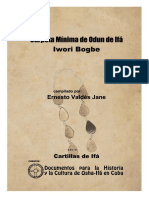 Carpeta Mínima de Odun de Ifá Iwori Bogbe