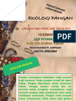 MAKALAH EKOLOGI PANGAN