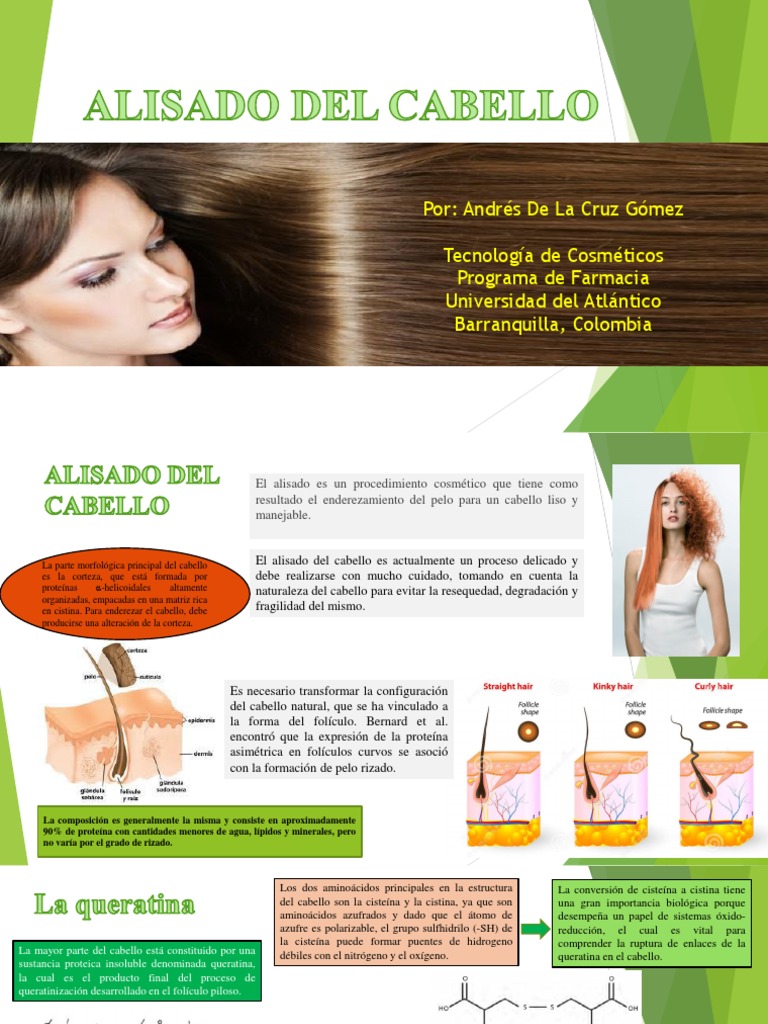 Alisado Del Cabello | PDF | Pelo | Enlace químico