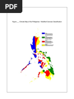 Fig. - Climate Map of The Philippines - Modified Coronas