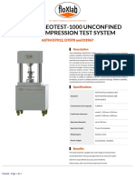 Uniaxial Geotest-1000 Unconfined Rock Compression Test System