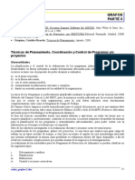 Técnicas de planificación y control de programas