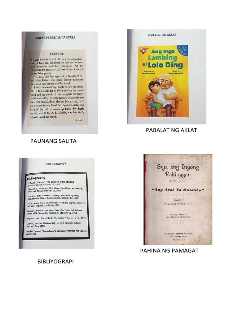 Pabalat Ng Aklat