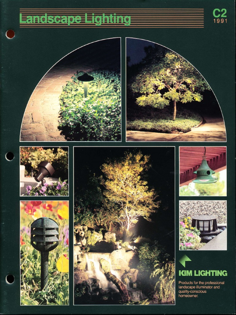 Kim Lighting Landscape Lighting Catalog 1991 | PDF | Building Engineering |  Nature