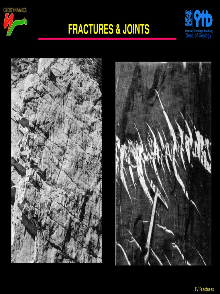 Fractures & Joints: Dept. of Geology | PDF | Fault (Geology) | Geology