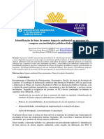 Identificação de Bens de Menor Impacto Ambiental em Processos de Compras