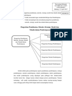 Resume 20 - Pengertian Pendekatan, Metode, Strategi, Model Dan Teknik Dalam Pembelajaran - Purwaning Rohmah