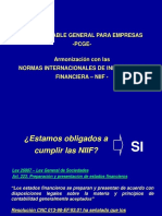 Diapositivas Nuevo Plan Contable General para Empresas