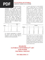 TST 2 Dynamic Programming