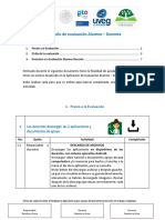 Protocolo de Evaluación Alumno-Docente