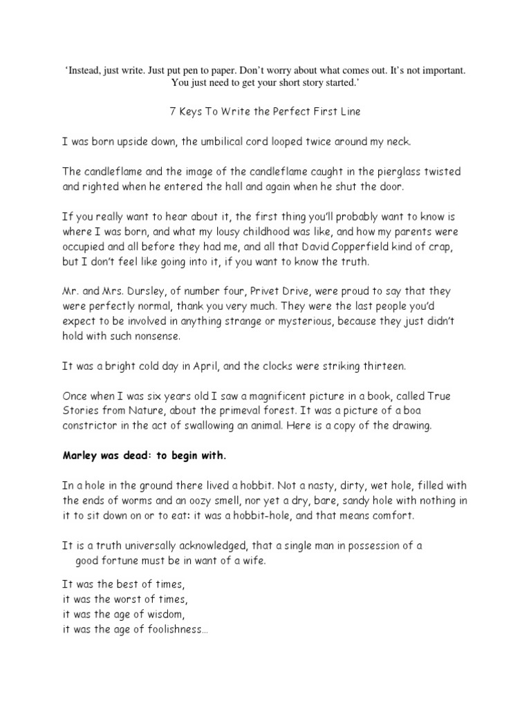 Short Story Guide PDF Narration Darth Vader