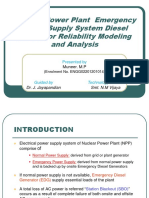 Nuclear Power Plant Emergency Power Supply System Diesel Generator Reliability Modeling and Analysis