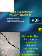 Controlling Cracks at Basement Envelopes - by Mamdouh Hamouda