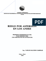 Riego Aspersion Andes Peru