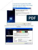 LEEME Manual de Instalaci¢n EasyWorship 2009
