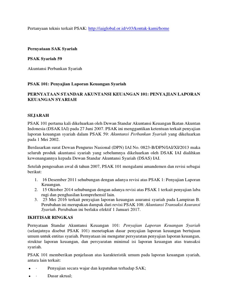 Pertanyaan Teknis Terkait Psak