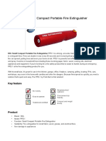 DKL Small Compact Portable Fire Extinguisher PFE-1