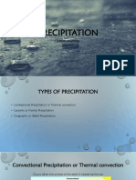 Precipitation: Continuation