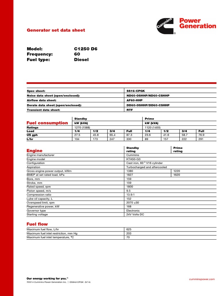 CUMMINS 500 KVA GENERATOR SPECIFICATIONS PDF FREE DOWNLOAD visual data 3