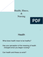 Health, Illness, & Nursing