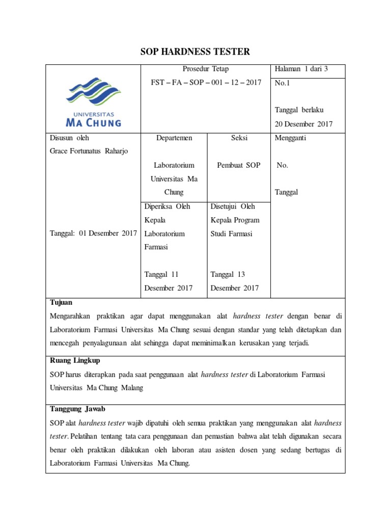 Sop Hardness Tester | PDF